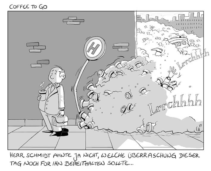 Cartoon Coffee-To-Go