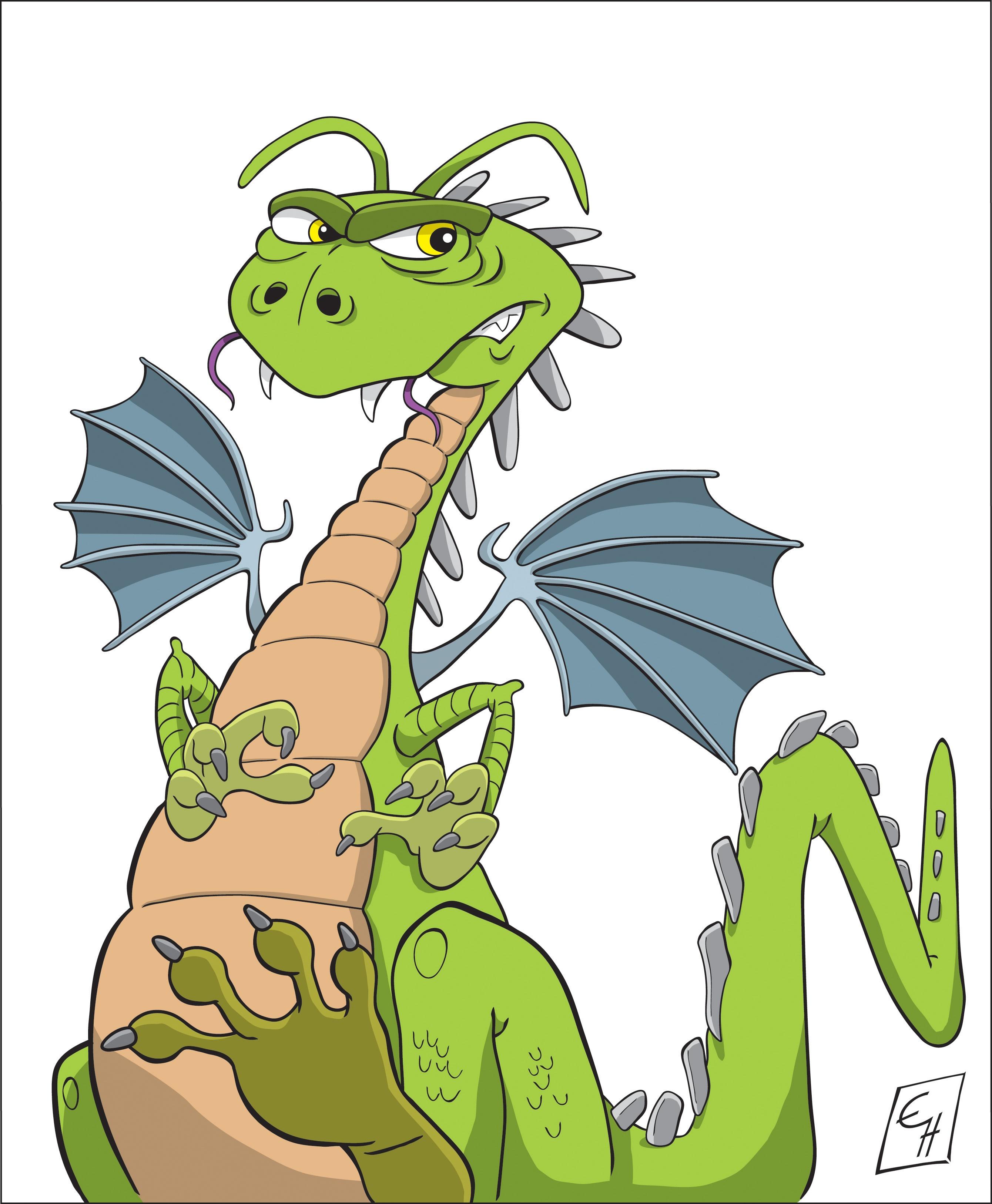 Drache Illustrator