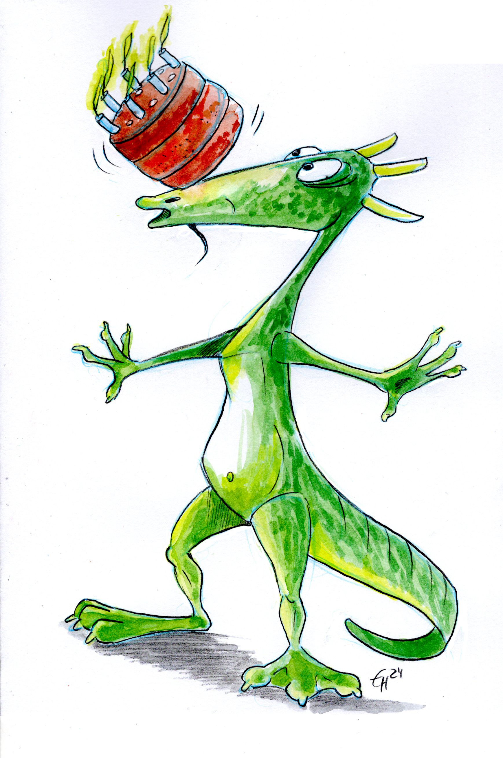 Aquarell-Illustration