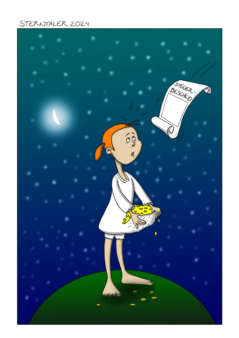 Sterntaler-Cartoon