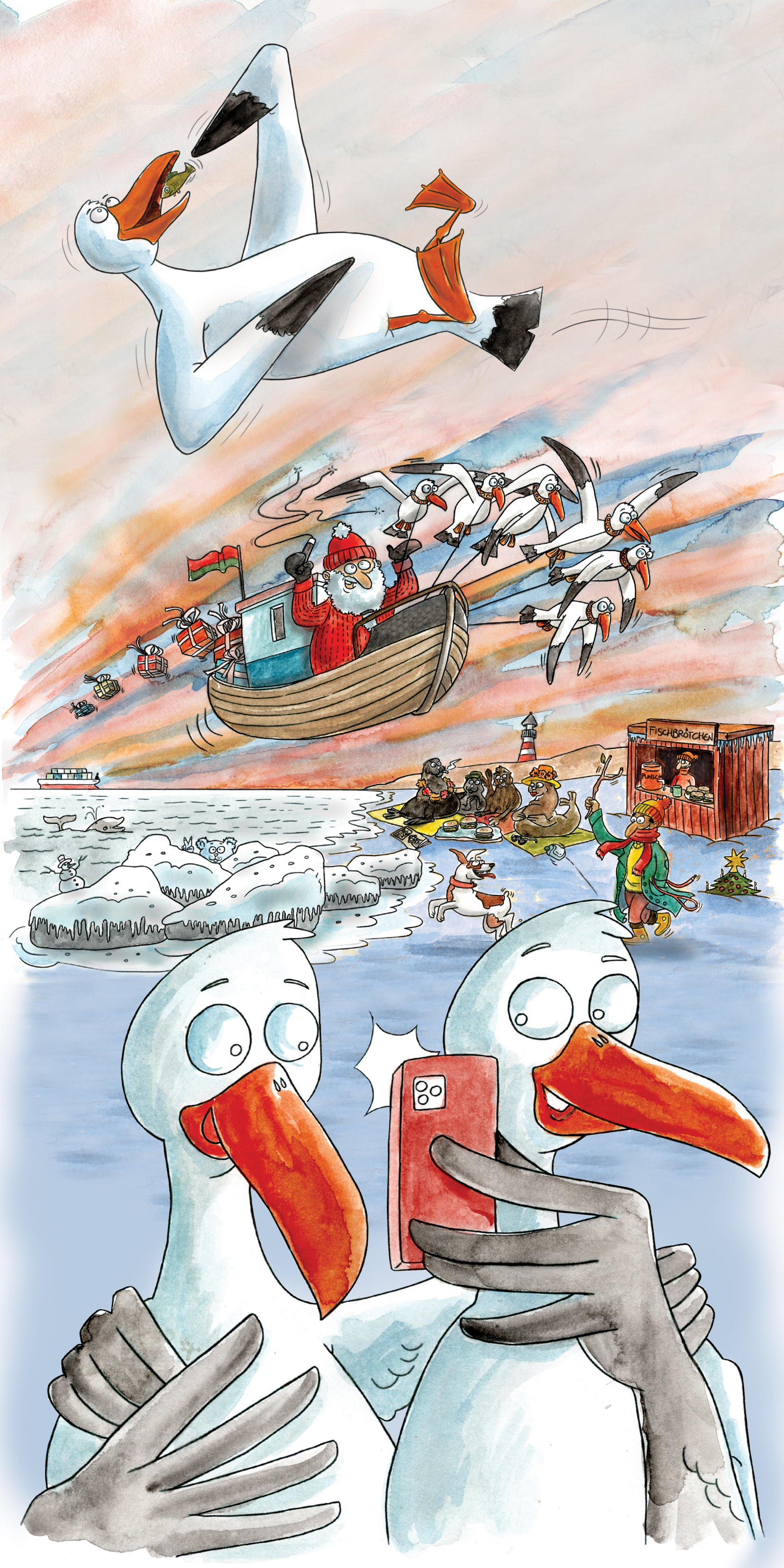 Individuelle Weihnachtskarte